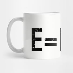 E=MC2 Black Mug